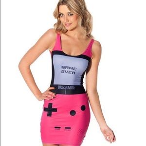 Blackmilk Pink Gamer Bodycon S